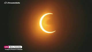 SPECIAL  COVERAGE: The annular solar eclipse visible across much of the United States