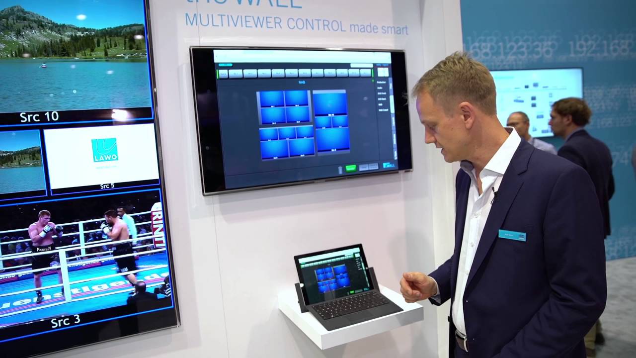Lawo @ NAB 16: theWall – smart, easy and efficient - YouTube