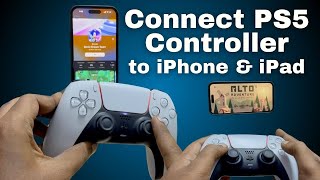 How to CONNECT PS5 Controller to iPhone & iPad?