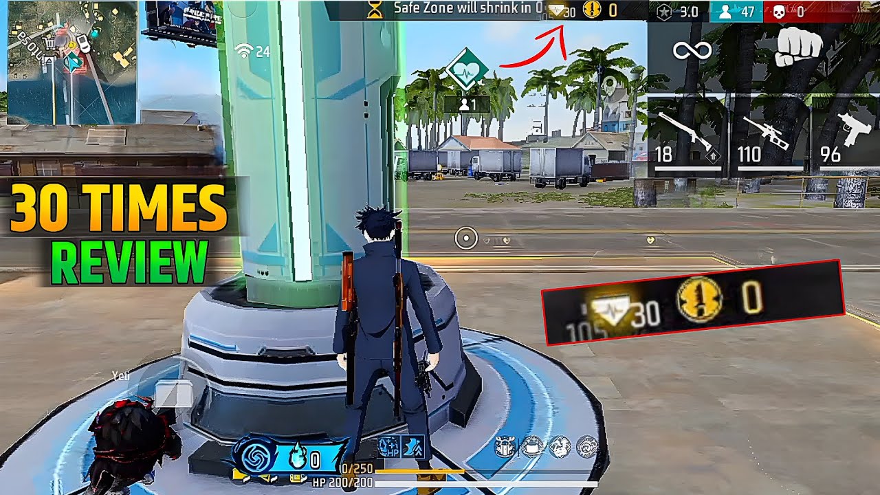 Solo Game 30 Time Review Br Ranked | I Try All Review Point In Free Fire | Trc Army 