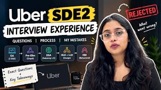 Uber SDE2 Interview Experience 2026 🚀 | Exact DSA, HLD, LLD Questions & Why I Got Rejected