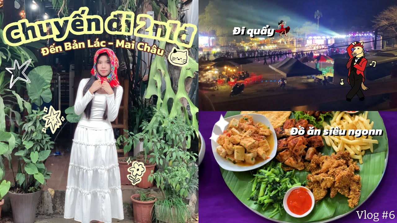 Vlog #6 | Đi trải nghiệm 2n1đ tại Bản Lác - Mai Châu🏔️ | Linh Xù
