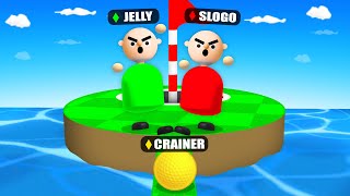 My FRIENDS Trolled Me In Multiplayer Platform Golf!