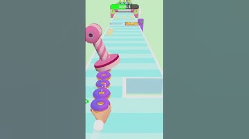 Donut Stack: Run Race 3D Level 3 #Shorts