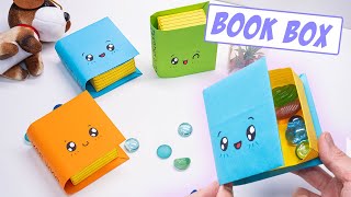 Origami Book Secret Box || How to make Paper Desk Organizer