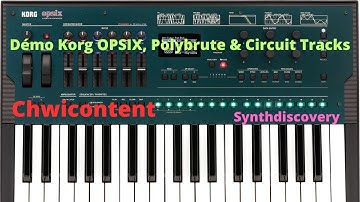 Chwicontent avec Korg Opsix, Polybrute et Circuit Tracks