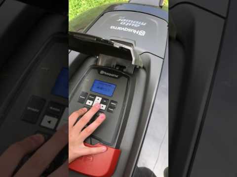 Husqvarna Automower: Lawnmower restart