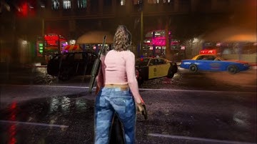 GTA 6 PlayStation 5 Graphics | Ultra Realistic Heist & Police Chase!