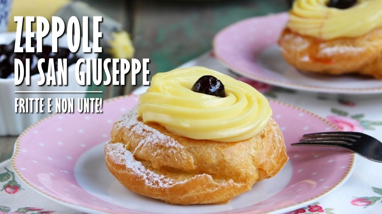 ZEPPOLE DI SAN GIUSEPPE (FRITTE MA NON UNTE!) fatte in casa | Marianna Pascarella