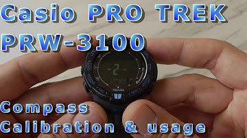 Casio PRO TREK - calibrating and using the compass (ep.04)