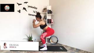 7 Dakika Da Ekipmansız Kalça Şekillendir