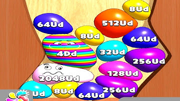 Blob Merge 3D MAX Level 512UD 1024UD 2048UD 4DD / Unlocked  2048  game World Record