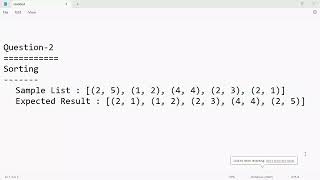 How To Sort List Of Tuples By Simple Method  #python #coding #pycharm #python3
