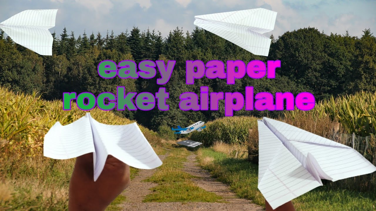 how to make a paper model F rocket,,& how to make a notebook paper ...