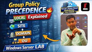 Day 24 | Group Policy Precedence Explained 🔥 | Local, Site, Domain, OU (LSDOU) | Windows Server LAB