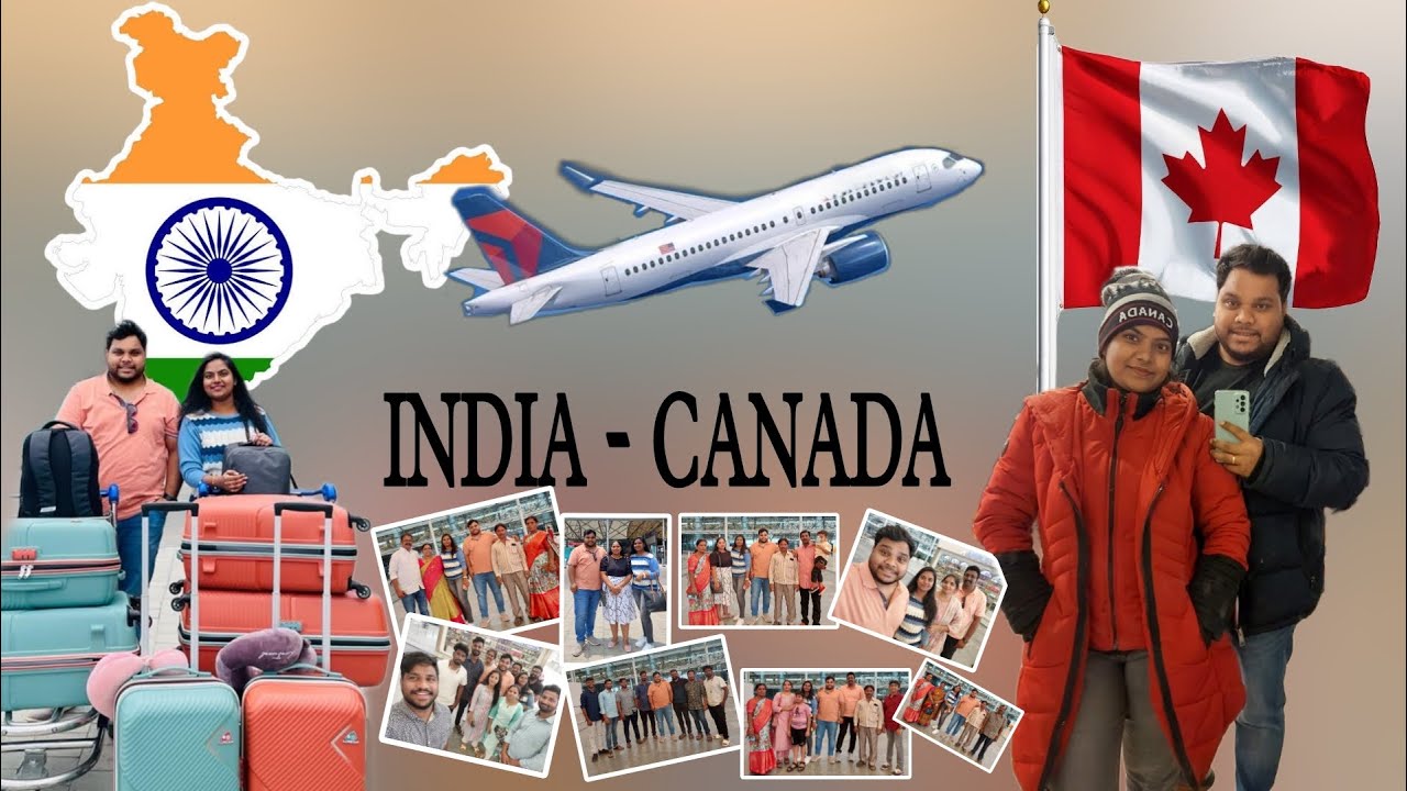 India to Canada 26hrs journey. - YouTube