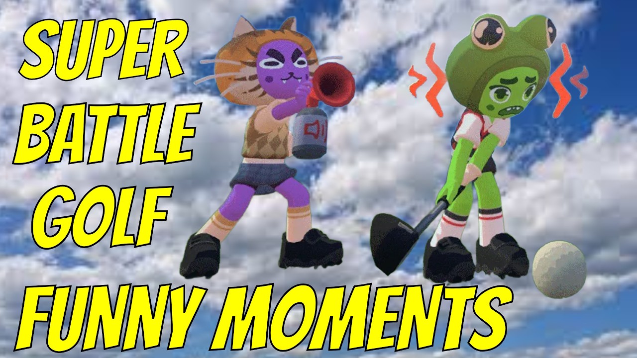 SUPER BATTLE GOLF FUNNY MOMENTS - YouTube