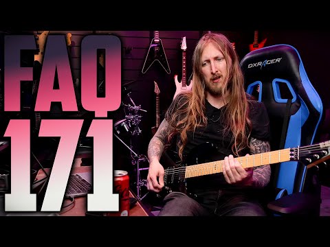 FAQ171 - GUITAR WALL, BUDGET CAMERA FOR YOUTUBE, EARLY FEARED GIGS, PREVIOUS JOBS