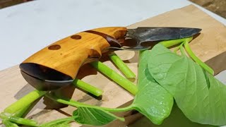 Bagaimana mereka membuat pisau dapur dari mata gergaji tua