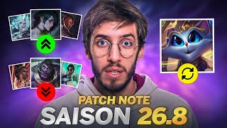 PATCH NOTE 26.08 LOL - petit patch pas de putaclic cette fois :)