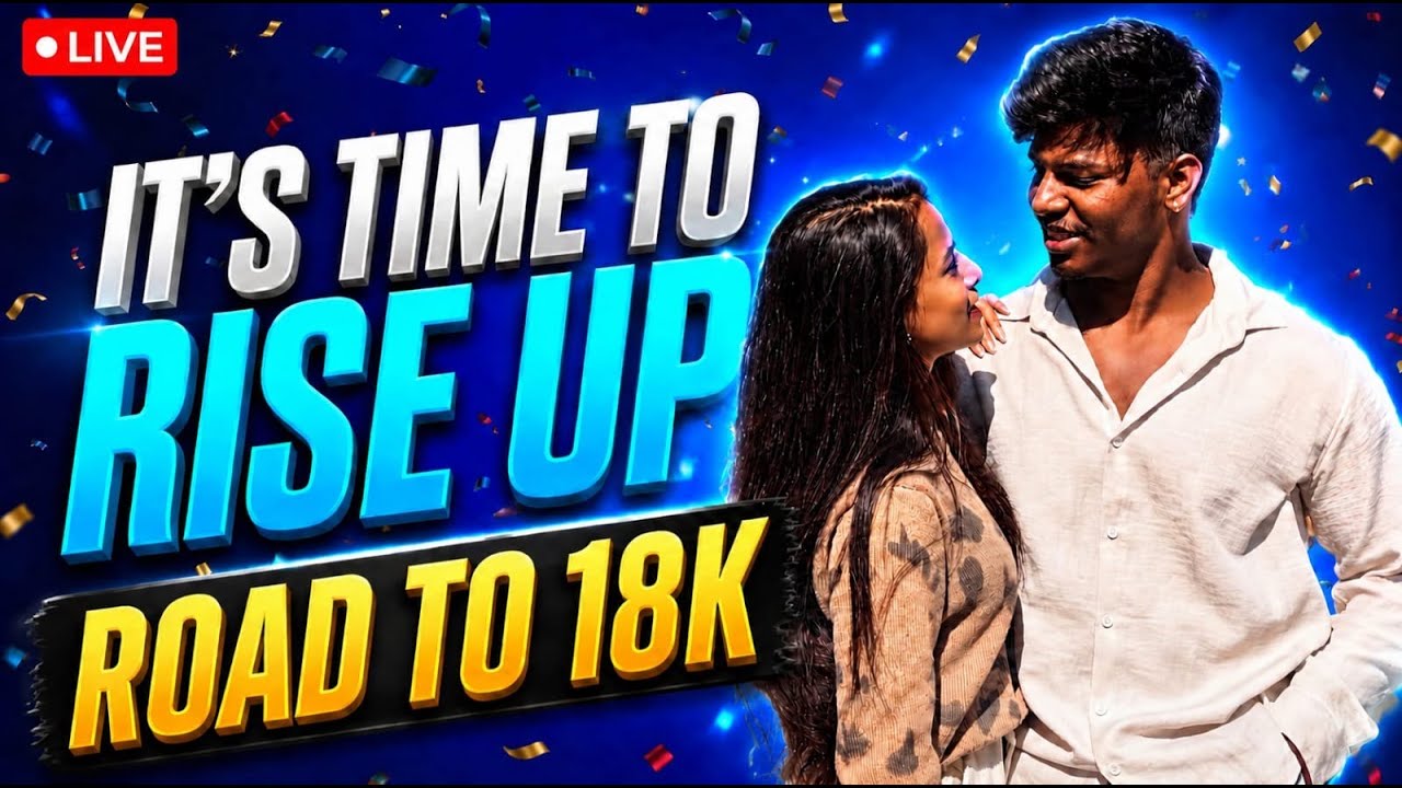 FREE FIRE KANNADA LIVE STREAM || COUPLES GAMING LIVE || ROAD TO 18K  FAMILY || @couplesgaming04