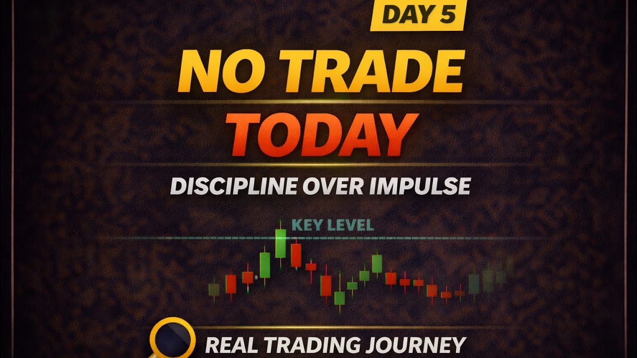 No Trade Day | Day 5 of my trading journey 