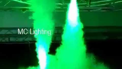 1500W RGB Tri-color DMX LED Vertical Smoke Fog Machine