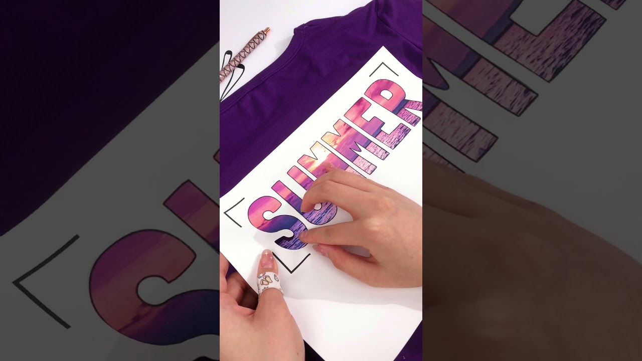 Layer printable paper on PU white htv 