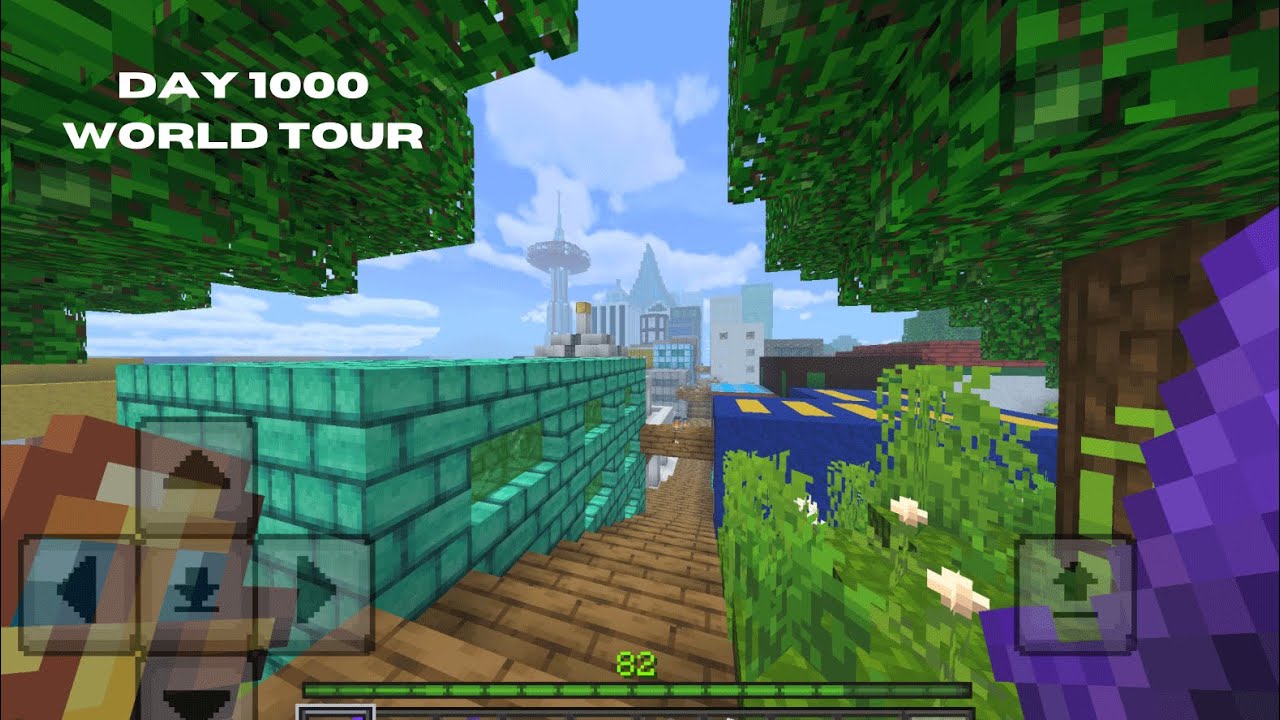 1000 Days Minecraft Bedrock World Tour - YouTube
