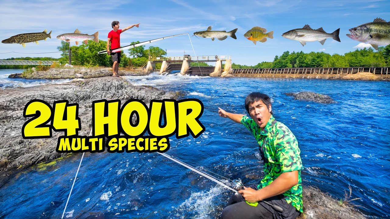 24 HOUR MULTI SPECIES 2v2 FISHING CHALLENGE! (MOST INCHES WINS)