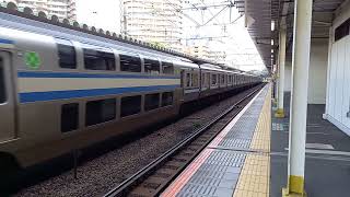 E217系Y 134編成 西大井駅到着