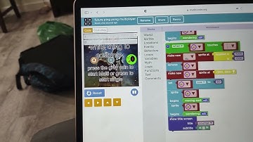 My ping pong game on code.org.