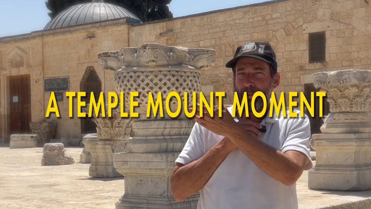 A Temple Mount Moment: Spectacular Pillars from the Second Temple