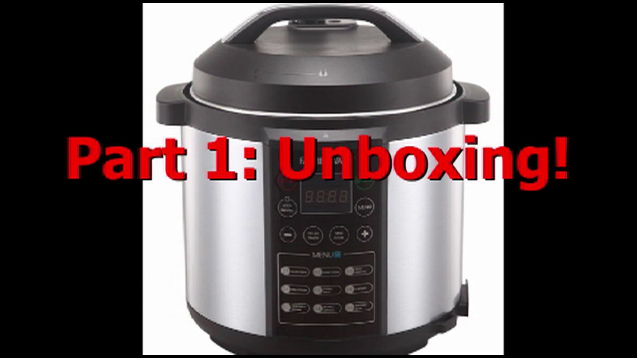 Pressure Cooker Review: Farberware 6-Qt Digital-Part 1: Unboxing! 