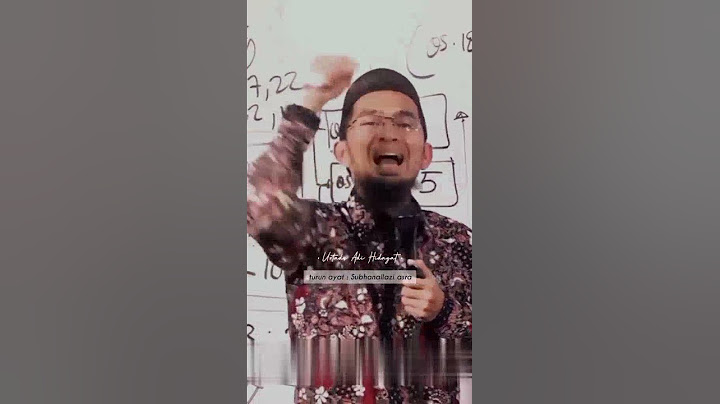 Arti MasyaAllah dan subhanallah | Ustadz Adi Hidayat
