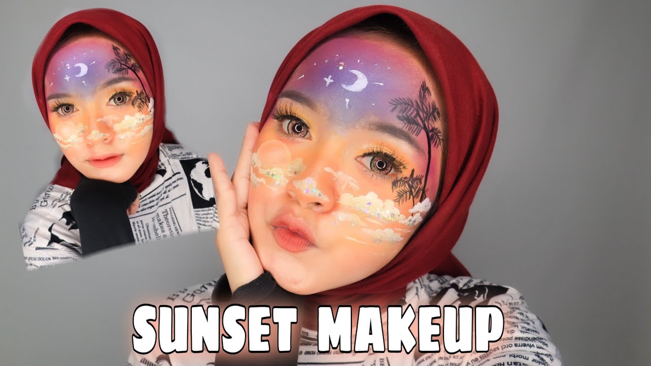 SUNSET MAKEUP LOOK🌅