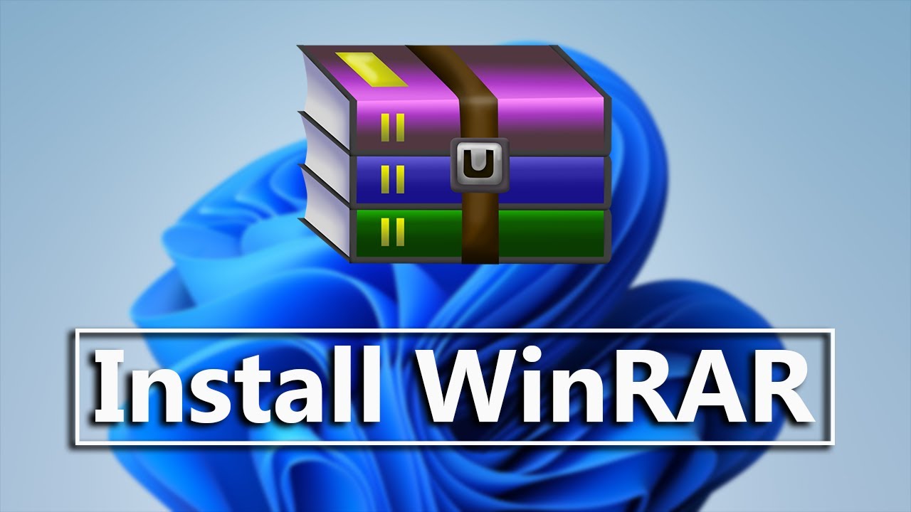 How To Install Winrar On Windows Pc Youtube