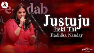 Justuju Jiski Thi Musical Evening With Radhika Nanday Jashn-E-Adab 2022