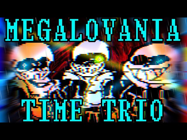 【Undertale風戦闘Animation】Megalovania Time Trio class=