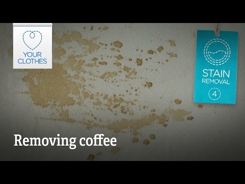 Stain removal: how to remove coffee stains from clothes