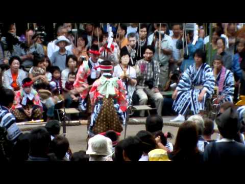 東京都国立市；谷保天満宮；剣舞