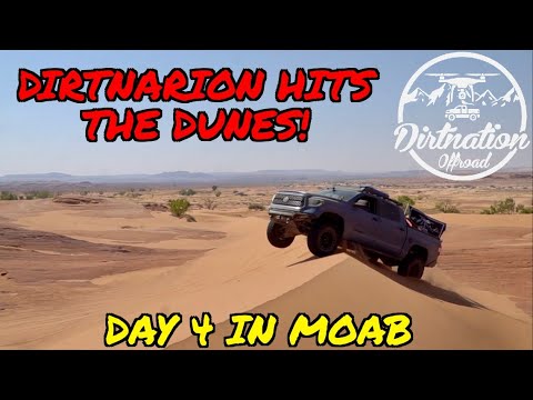 Ram Power Wagon vs Toyota Tundra in Sand Dunes! Day 4 in Moab!