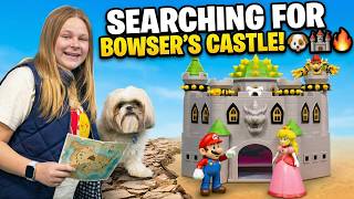 assistant dogs find bowser s castle real life floor is lava
