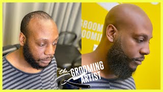 Bald Shave & Beard Maintenance (Changed His Life )