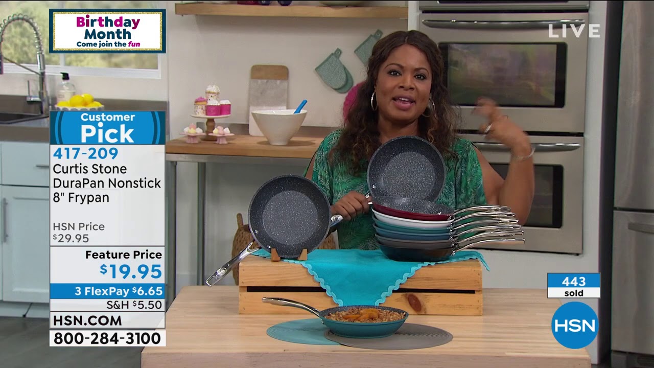 Curtis Stone DuraPan Nonstick 8" Frypan - YouTube