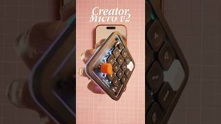 Creator Micro V2 by Worklouder, the best Micropad for Designers