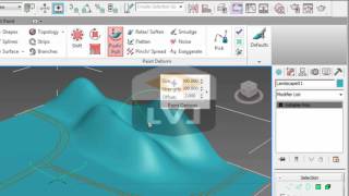 Paint Deform Tool in 3DS Max Modeling