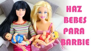 👶 DIY | Miniatura Cómo hacer bebes o bebé para tu Barbie - Manualidades para muñecas