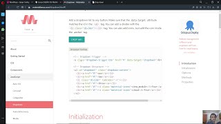 Materializecss Dropdown