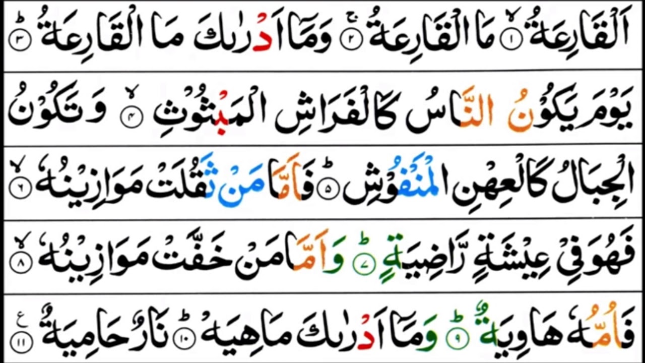 Surah al qoriah